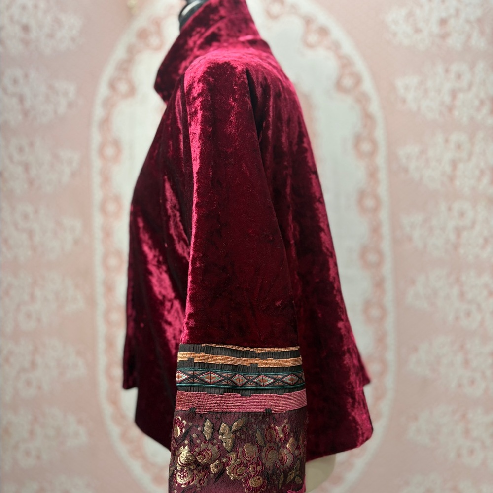 NWT Crimson Velvet Jacket Sz L - Picture 7 of 9